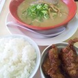 から揚げ定食（ラーメン並み）
