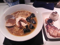 「「セップ茸･黒トリュフ」蛤の味噌/セップのクリームソース」@SOBAHOUSE金色不如帰の写真