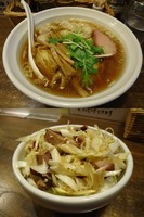 「『ワンタンメン+ネギチャーシュー丼(￥850+200)』」@荏原町しなてつの写真