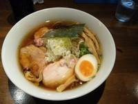 「支那そば（名古屋コーチン醤油）+肉増し」@喜元門 つくば研究学園店の写真