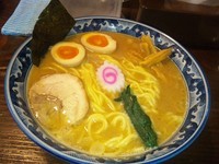 「味玉中華そば(大盛・こってり)」@麺彩房 西日暮里店の写真
