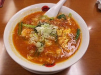 「太陽の酸辣トマト麺」@太陽のトマト麺 京急川崎支店の写真