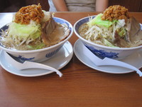 「ふじ麺（脂少なめ、ニンニク多め）　500円（クーポン利用）」@常勝軒 伊勢崎総本店の写真