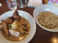 「つけ麺￥750＋アブリ￥150＋ギョフン￥50＝￥950」@メガガンジャの写真