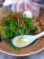 「塩ラーメン　ムール貝の出汁」@覆麺 智の写真