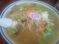 「しいたけ味噌ラーメン　680円」@まるた食堂の写真