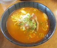 「辛味こく旨麺：680円」@無双 三軒茶屋店の写真