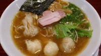 「特製ワンタンつゆSOBA（黒）　￥850」@sancha 笑'zの写真