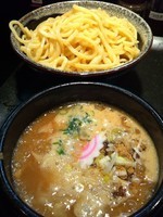 「新・黄金つけめん（800円→400円大感謝祭価格）」@ゴル麺。 横浜2号店の写真