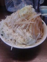 「雷そば大（ヤサイ・ニンニク・カレー挽肉）」@雷 北松戸本店の写真