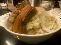 「豚ラーメン普通(ヤサイ、ニンニク、カラメ)750円」@麺屋 中川 タブー(TABOO) 香貫店の写真