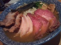 「ニボやん2号（中盛）＋ミックスチャーシュー」@麺屋 一燈の写真