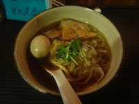 「うま醤油味玉そば(850円→425円)」@麺屋宗 -sou- 高田馬場本店の写真