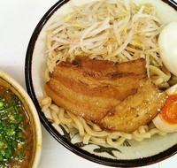 「カレーつけめん830円味玉ｻｰﾋﾞｽ」@勝新亀ふじの写真