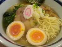 「塩そば＋味玉」@中華そば 志の田の写真