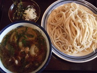 「ラムつけうどん」@武蔵野うどん 甚五郎の写真