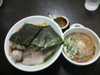 「特塩つけめん・中盛」@らーめん えんやの写真