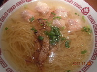 「海老ワンタンそば　780円」@中華そば 櫓屋の写真