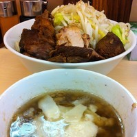 「豚骨魚介つけ麺（￥730）」@自家製ラーメン 大者の写真