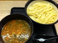 「ぴり辛 みそつけ麺(2玉) (800円)」@西天満 麺乃家の写真