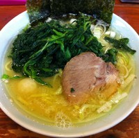 「塩ラーメン（￥680）＋レンソウマシマシ」@壱六家 大森店の写真