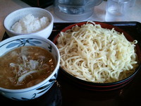 「味噌肉つけ麺大盛り（500円）」@無双 蒲田南店の写真