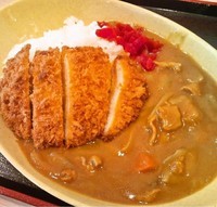 「カツカレーセット(600円)」@ゆで太郎 柏の葉キャンパス店の写真