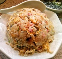 「チャーハン＋餃子(710円+270円)」@三龍亭の写真