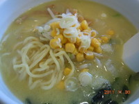 「コーンクリームラーメン 700円」@麺屋 十八席の写真