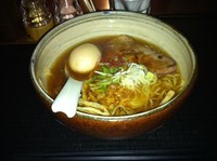 「うま醤油味玉そば」@麺屋宗 -sou- 高田馬場本店の写真