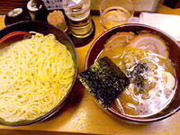 「つけめん（あつもり・大盛）」@竹屋 新秋津店の写真