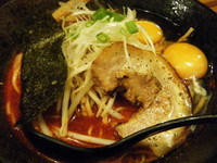 「ピリ辛油そば（辛く）680円」@一心軒の写真