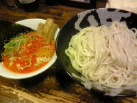 「ヤバ辛（大盛り無料）」@越後つけ麺 維新 武蔵小杉店の写真