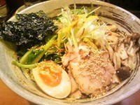 「端麗塩まぜ蕎麦」@中華蕎麦 つがいの写真