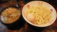 「つけめん中盛＋味玉」@泪橋の写真