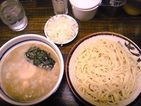 「特製もりそば(やや少なめ)＋ネギ(小皿)」@大勝軒 足立区役所前店の写真