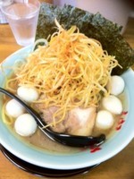「ねぎラーメン＋うずら」@爛々亭 大曽根店の写真