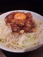 「汁なし ７００円」@麺処 あまたの写真