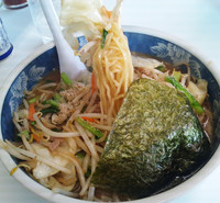 「味噌野菜ラーメン【800円】」@鶏一の写真