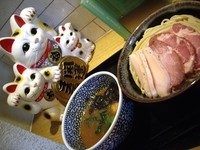 「チャーシュー濃厚魚介つけめん（中盛り）、950円（＋50円）」@麺屋 一燈の写真