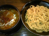 「カレーつけ麺」@つけ麺処 つぼや 天六店の写真