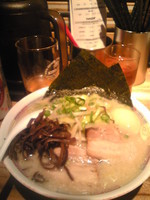 「SHIROMARU-BASE+ﾀﾝﾒﾝ野菜+海苔+キクラゲ」@一風堂 大森店の写真