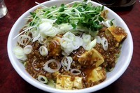「冷しマーボー麺　大盛」@えるびすの写真