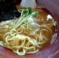 「煮干し極み（土日限定）（かけ、塩、半玉）（おねだり）」@らーめんなが田の写真