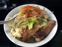 「鶏郎 大盛(800円)+鶏増し(50円)」@潮中華 KAZEの写真