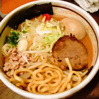 「味噌（地鶏の味玉付き） 850円」@みそや林檎堂BASICの写真