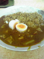 「ポークカレー¥580+ゆで卵¥50」@カレーの店 サカエヤの写真