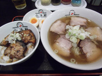 「ラーメンセットCセット(850円)」@喜多方ラーメン 坂内 川口東口店の写真