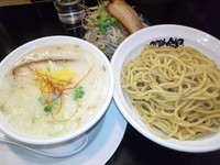 「ゆず塩つけ麺（並）・もやし・おまけチャーシュー」@つけめん番長 銀の写真