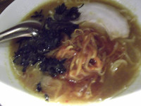 「カレーとんこつらーめん(650円)」@とんこつラーメン 龍龍の写真